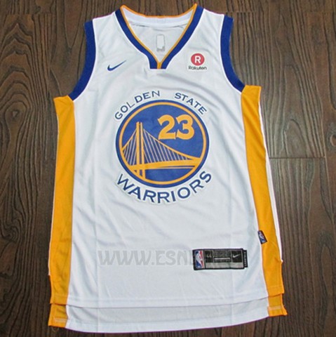 Camiseta Golden State Warriors Draymond Green #23 2017-18 Blanco